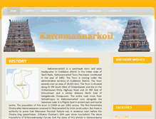 Tablet Screenshot of kattumannarkoil.info